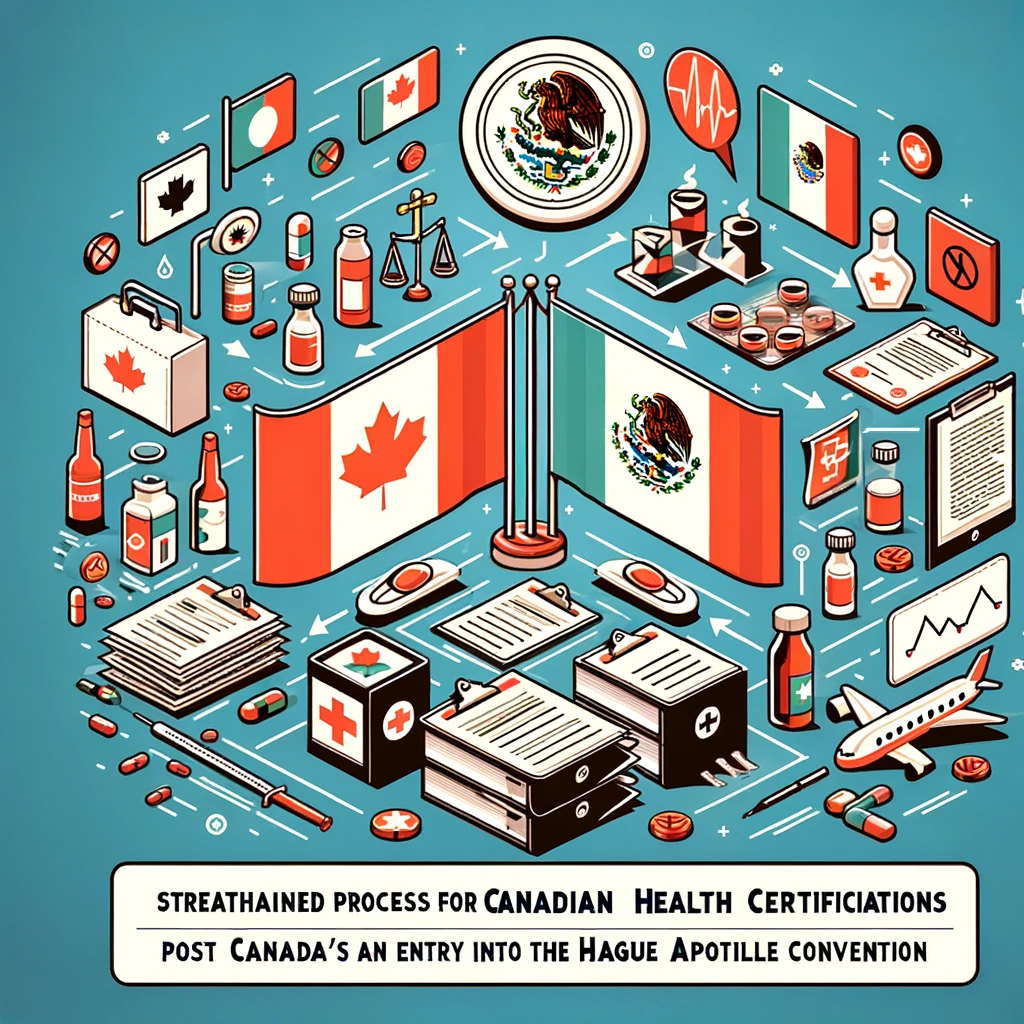 Mexico Health Canada Certificate apostille