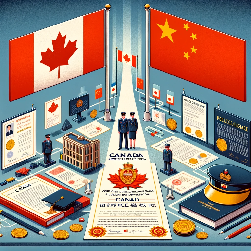 China Canada Work Apostille Documents