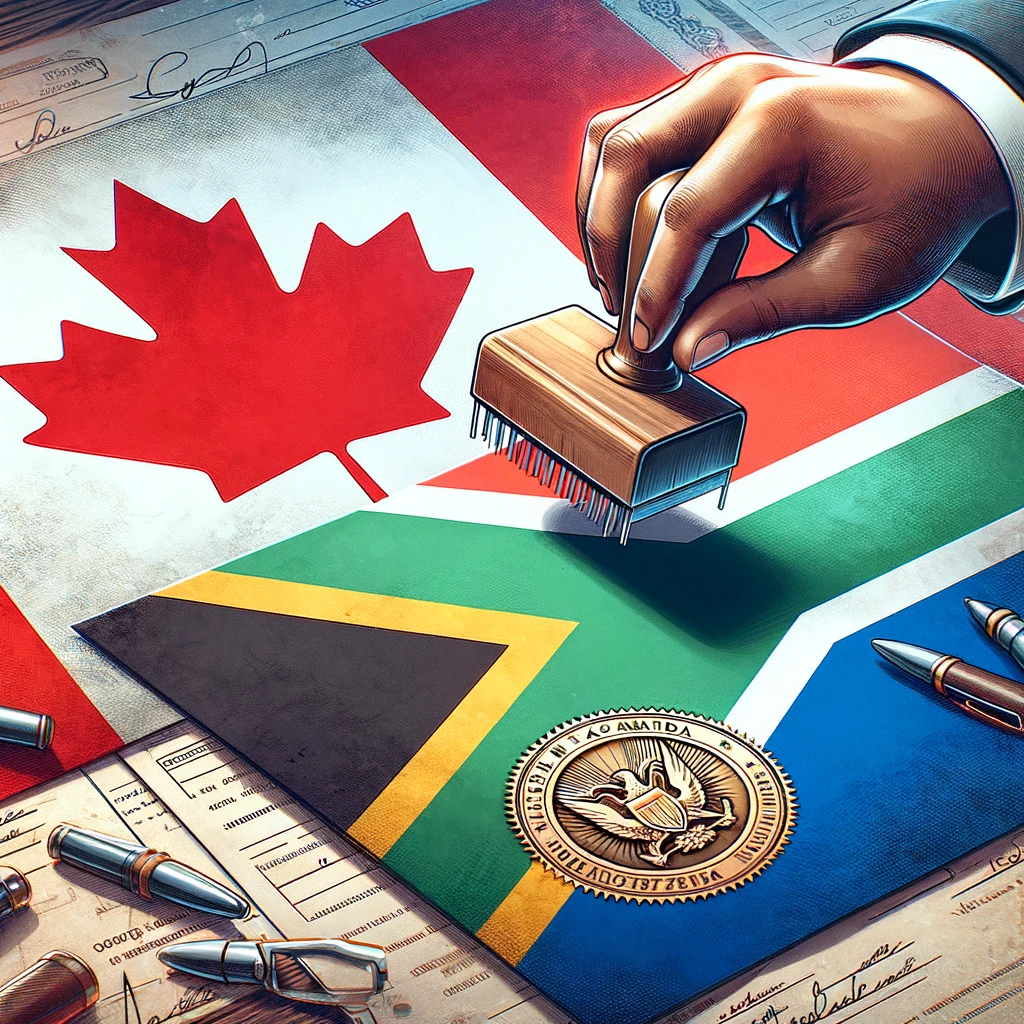 South Africa Canada Apostille Process