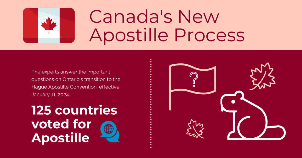 Canada apostille