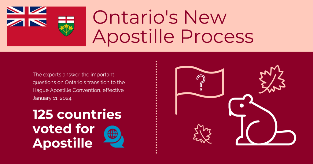 Ontario Apostille Services