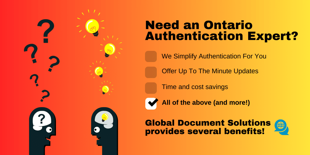 Ontario Document Authentication Services
