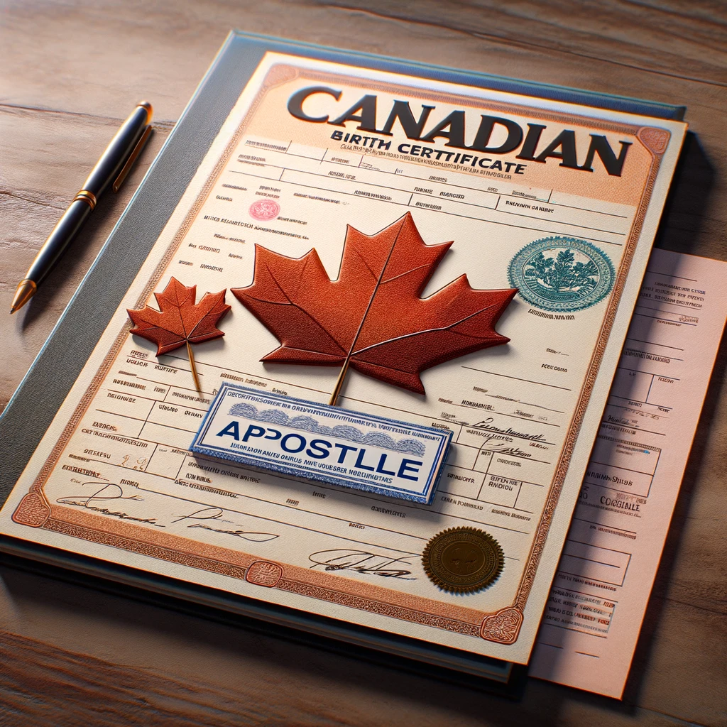 Apostille Canadian Birth Certificate