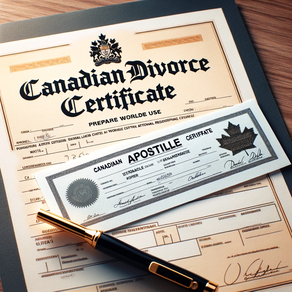 Apostille Quebec Divorce Certificate