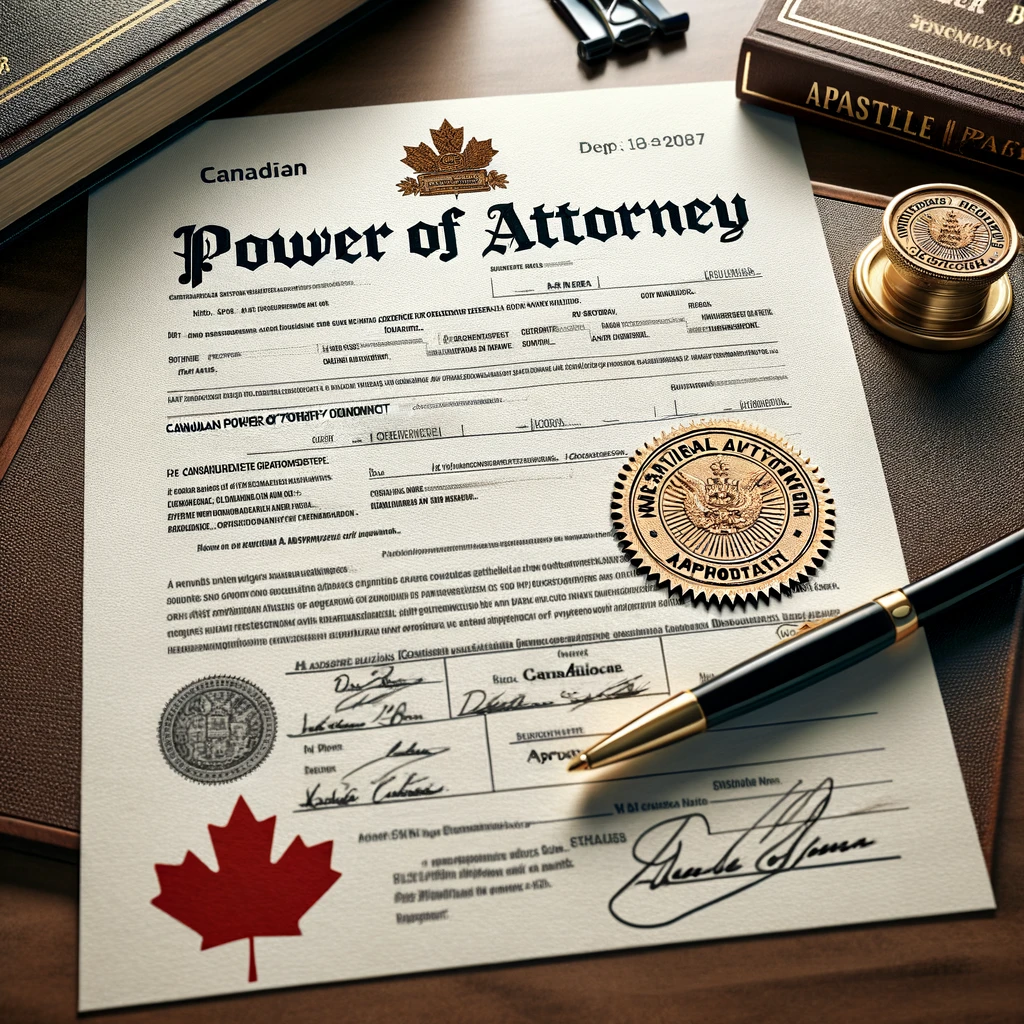 Apostille Canadian Power of Attorney