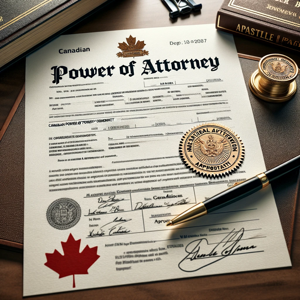 How To Apostille Canadian Power of Attorney
