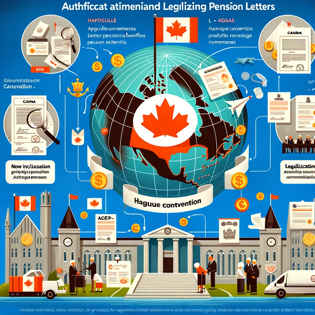 Apostille Canadian pension Letter