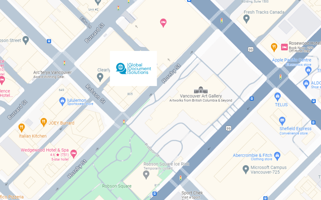 Vancouver Apostille service - Global Document Solutions Vancouver Apostille service