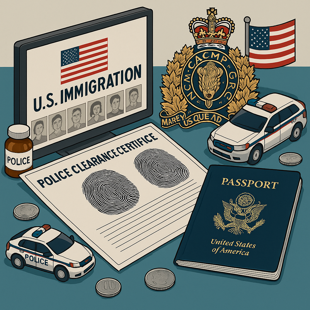 RCMP Certificate for U.S. Immigration, Visa, or Green Card Applications