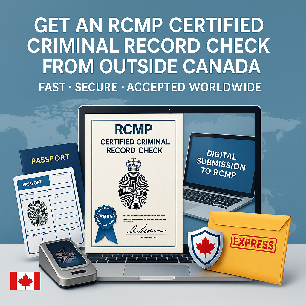 RCMP Certified Criminal Record Check from Outside Canada